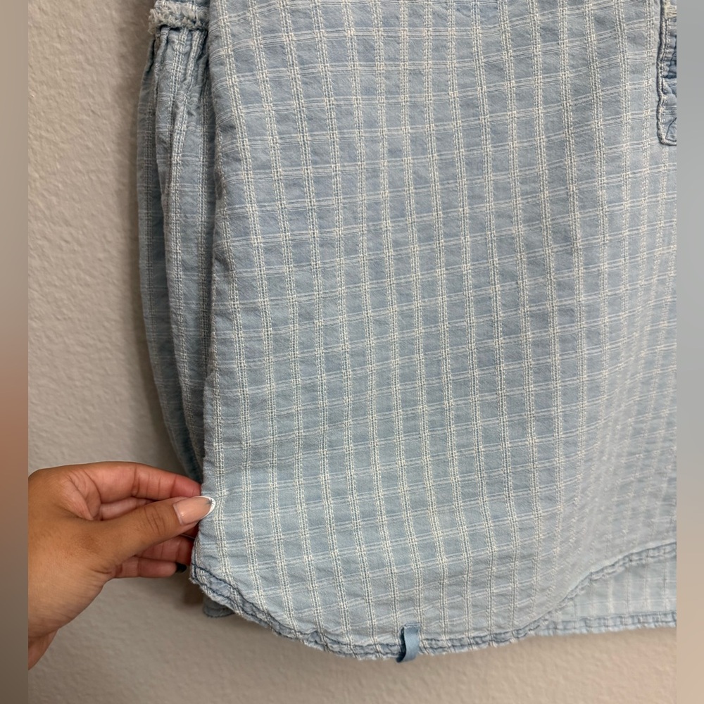 Free People Glacier Bay Check Shirt - Picture 10 of 11